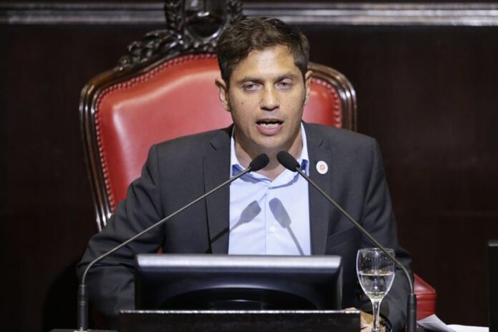 kicillof habla ante el parlamento (Archivo)