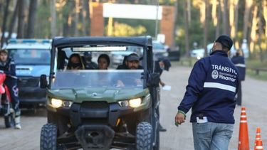 Los accidentes con UTVs como el de la foto son habituales en la zona. (Municipalidad de Pinamar)