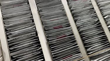 Una caja de preservativos.&nbsp;