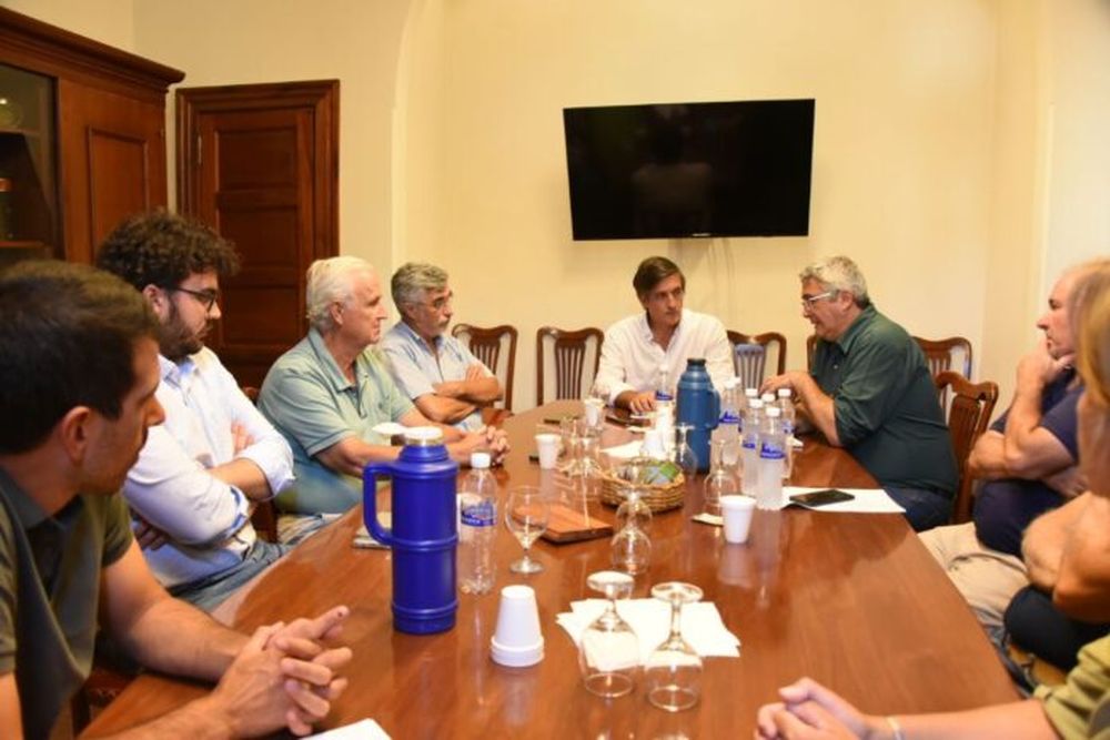 El ministro Javier Rodríguez en Bahía Blanca. (Prensa MDA)