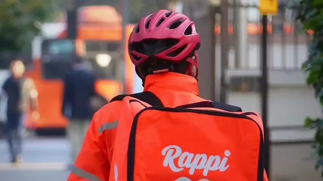 Un repartidor de Rappi.