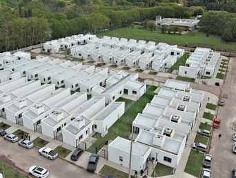 El barrio de viviendas en Romero.&nbsp;