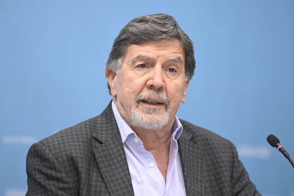 El Director General de Cultura y Educación bonaerense, Alberto Sileoni.