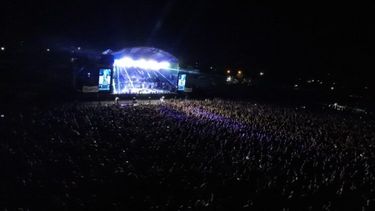 Más de 20 mil personas bailaron al ritmo de Q Lokura en Trenque Lauquen.