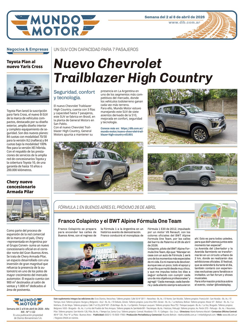 Tapa Mundo motor 1122 color