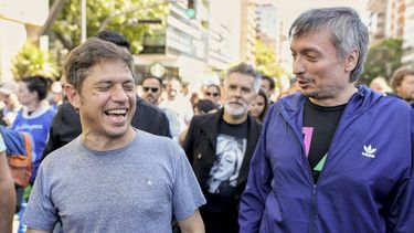 Axel Kicillof y Máximo Kirchner. 
