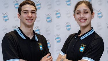 Matías Chaillou y Agostina Hein, los bonaerenses elegidos por el COA.