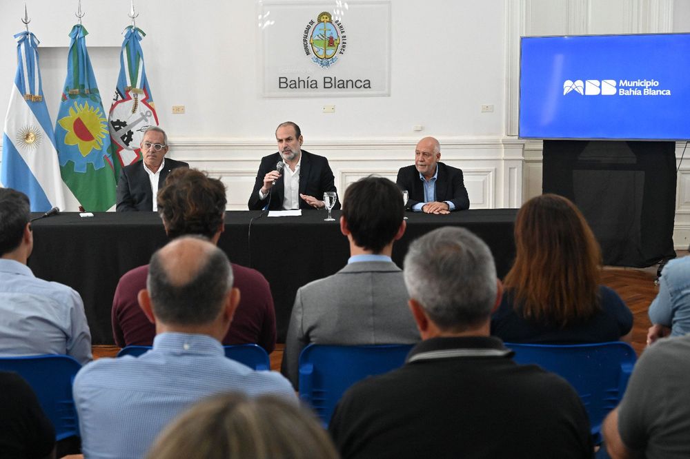 El intendente de Bahía Blanca, Federico Susbielles.