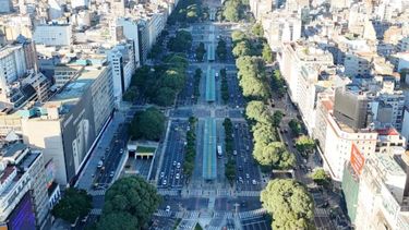 Buenos Aires con muy poco movimiento.