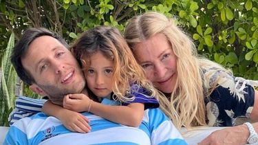Diarios Bonaerenses | Mila Yankelevich junto a su padre Tomás y su abuela Cris Morena. (Facebook)