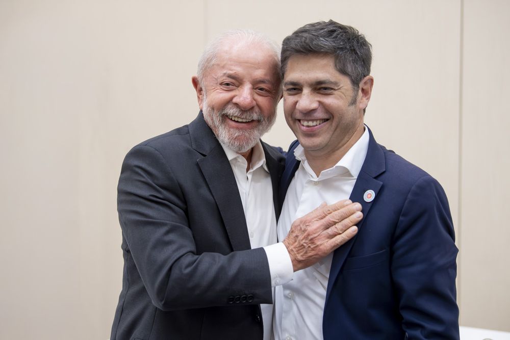 Axel Kicillof se reunió con el presidente brasileño Lula da Silva en España.&nbsp;
