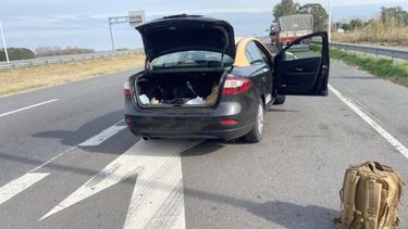 El taxista, oriundo de Rosario, llevaba 26 kilos de cocaína.