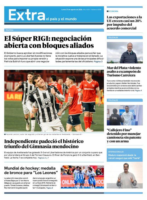 Edición impresa 31/08/2026