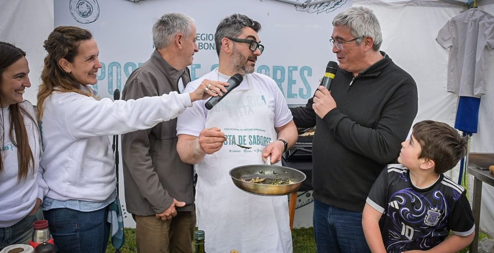 Braceli y Rodríguez en plena receta.