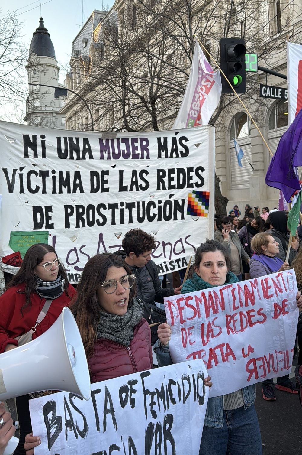 Pedido de justicia en las calles de La Plata.
