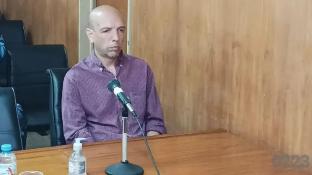 El condenado por atropellar y matar a dos personas. (0223.com.ar)