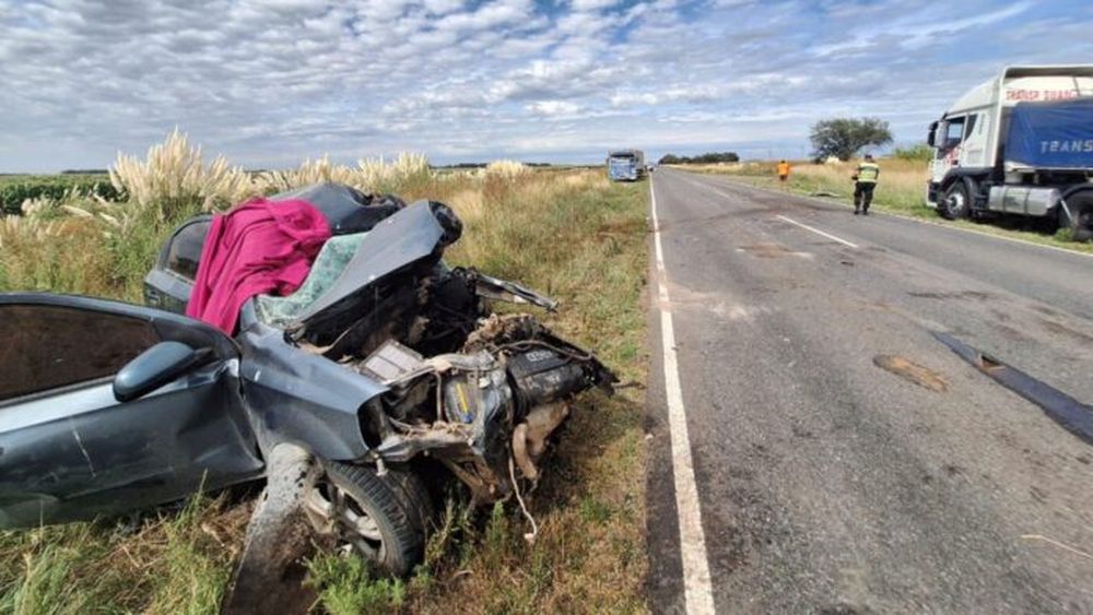 Accidente fatal en la ruta 65. (La Mañana de Bolívar)