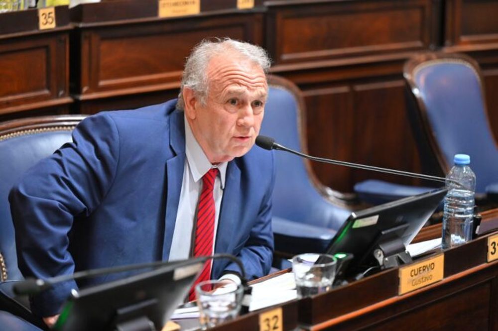 Gustavo Cuervo, presidente del bloque de Unión, Renovación y Fe.