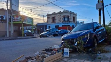 Así amaneció la ciudad del sudoeste bonaerense. (La Nueva)