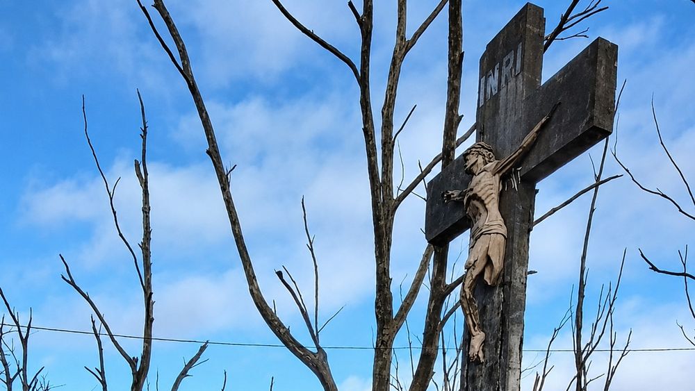 El Cristo del Camino en Carhué. El Cristo del Camino en Carhué.
