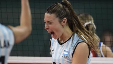 Avril García, integrante de la selección argentina de vóleibol. - Instagram -