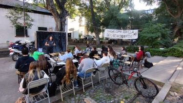 Clases públicas llevadas a cabo este martes en la Universidad Nacional de La Plata.