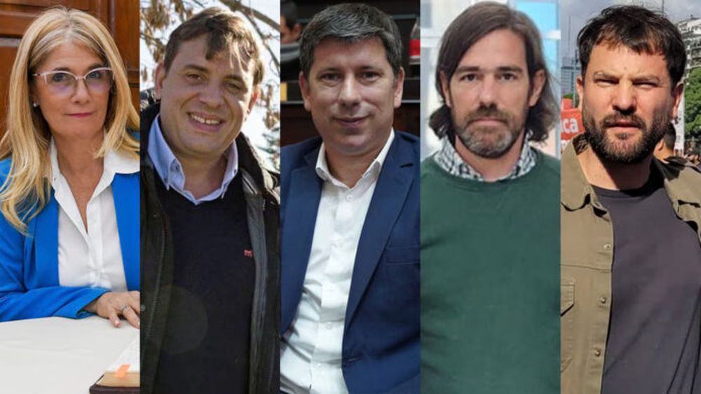 Magario, Bondarenko, Domenichini, Del Caño, candidatos bonaerenses.