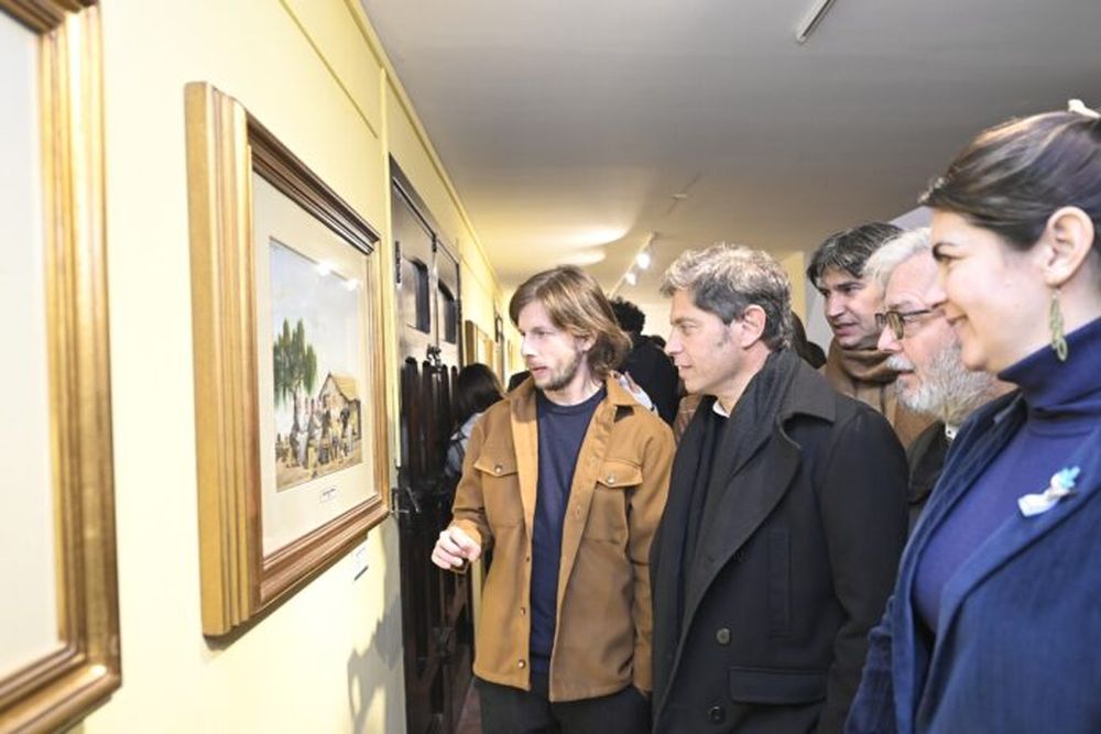 El gobernador Axel Kicillof encabezó este martes en Moreno el acto de reapertura del Museo “Florencio Molina Campos”, que estuvo 18 años cerrado,