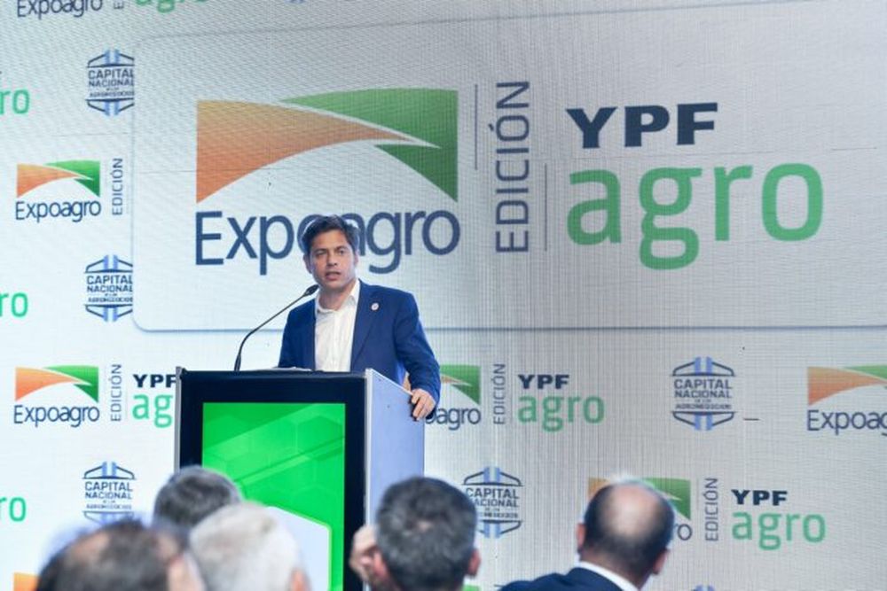 Axel Kicillof en Expoagro.