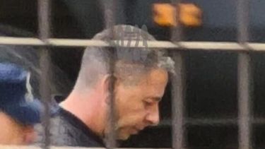 El comisario José Luis Segovia, rumbo a su declaración.