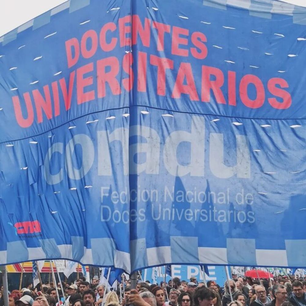 Jornadas de protesta convocadas por los gremios docentes. - Conadu -