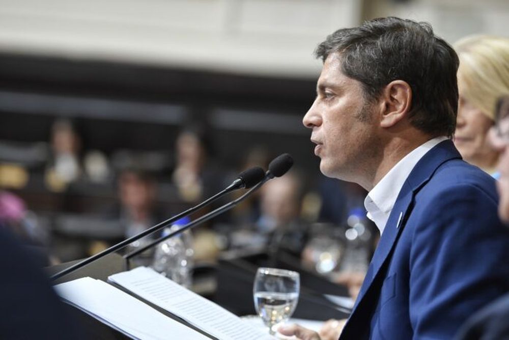 El gobernador de la provincia de Buenos Aires, Axel Kicillof.