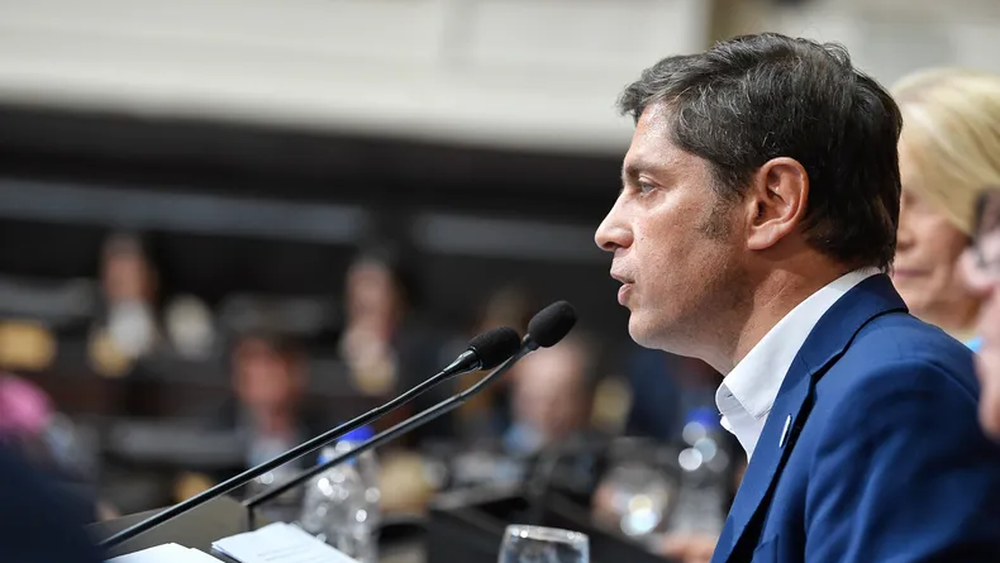 Kicillof habla ante el pleno de diputados y senadores.&nbsp;