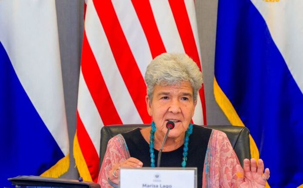 La subsecretaria de Comercio Internacional de los Estados Unidos, Marisa Lago. (Twitter)