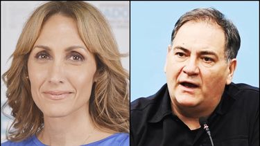 La senadora bonaerense Florencia Arietto y el ministro de Seguridad provincial, Javier Alonso.&nbsp;