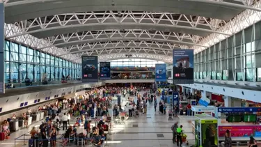 El aeropuerto internacional de Ezeiza.&nbsp;