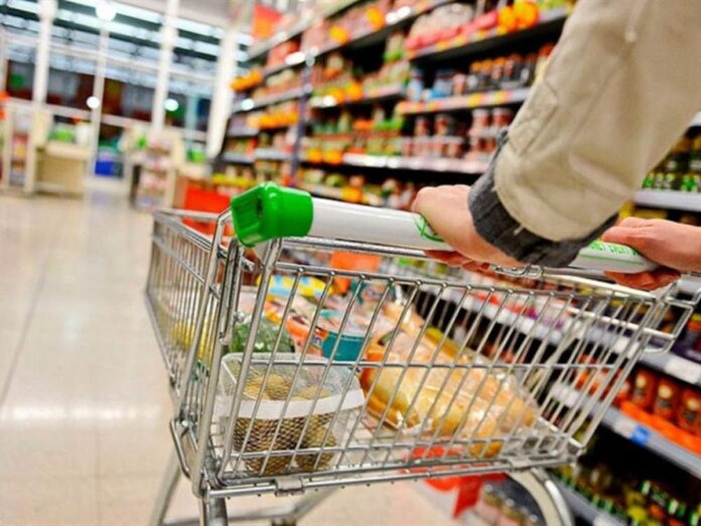 Los precios de los aliemntos aumentaron, pero menos que lois meses precios-