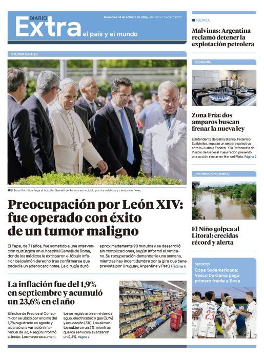 Edición impresa 14/10/2026