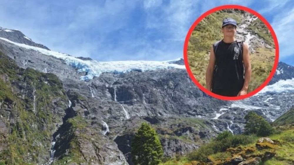 Héctor Gastón Artigau, un joven de 21 años oriundo de Pergamino, desaparecido en Nueva Zelanda. - The New Zealand Herald -