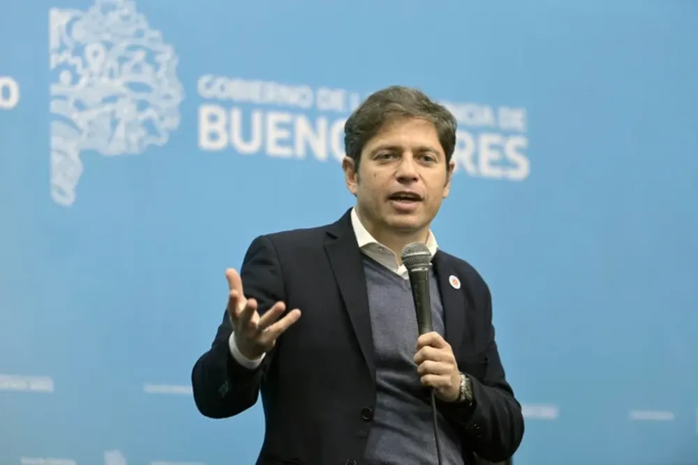 El gobernador Axel Kicillof.