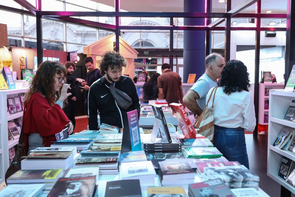 El stand de la Provincia de Buenos Aires en la Feria del Libro, el 602 del Pabellón Azul.&nbsp;