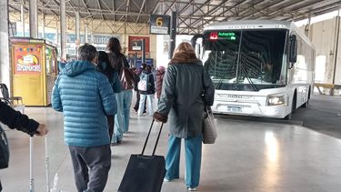 El micro había salido de la terminal de la ciudad de La Plata. 