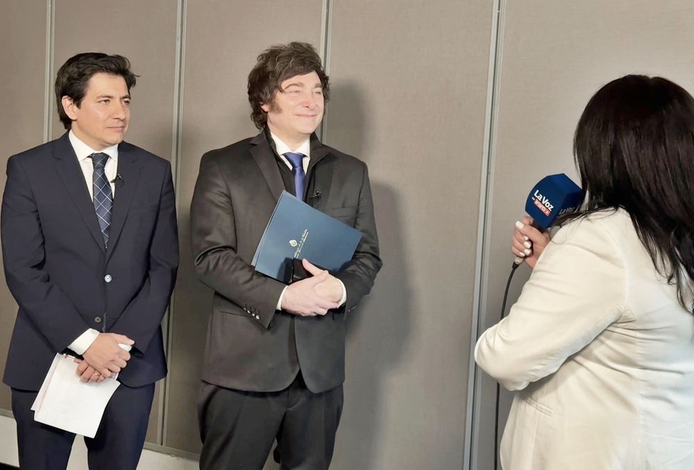 El presidente Javier Milei le dio una entrevista el diario La Voz del Interior, de Córdoba.&nbsp;