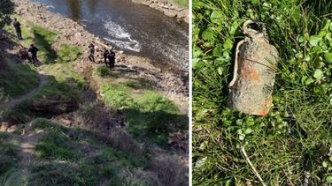 Fue encontrada en la zona del puente De las Tropas. (El Civismo de Luján)