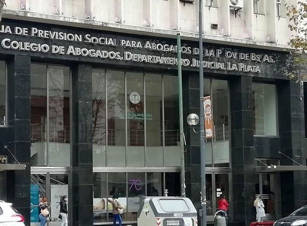 El Colegio de Abogados en La Plata.