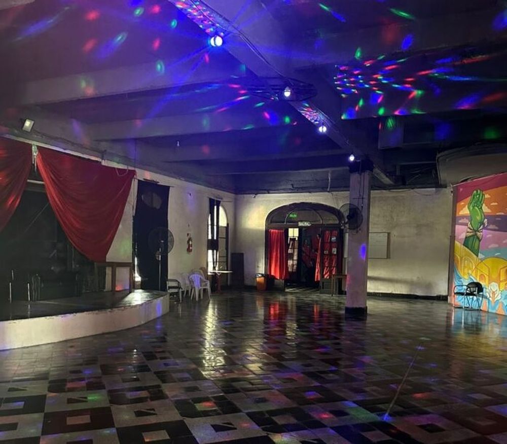 El local que el Gobierno denunció que se convirtió en boliche.