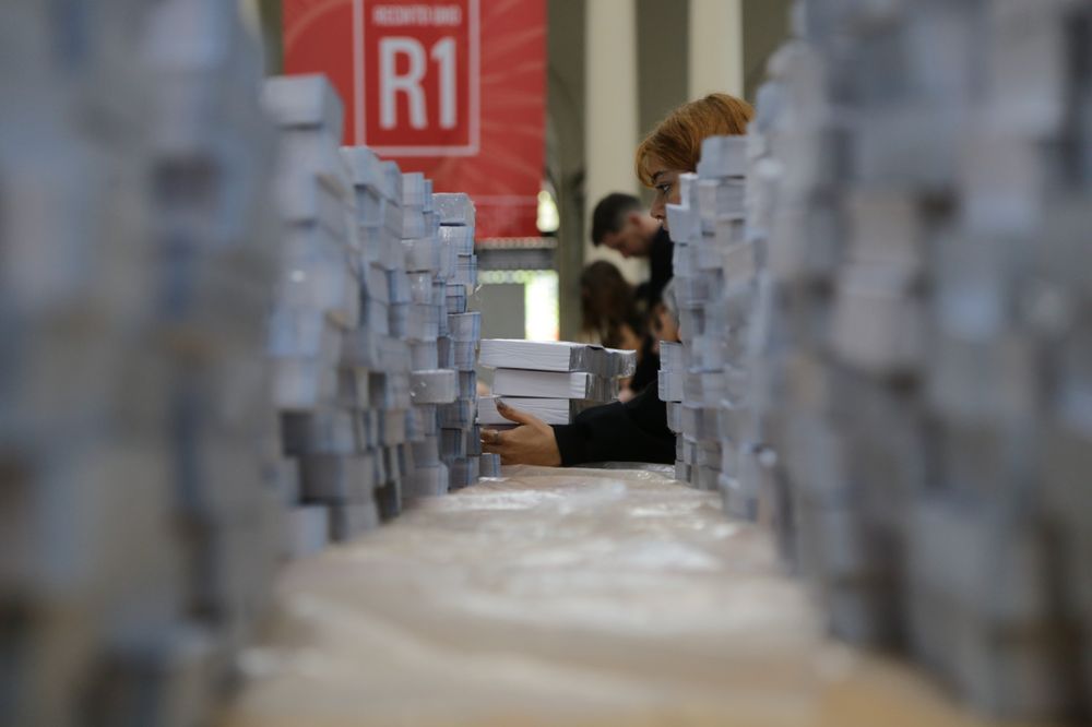Las boletas que se usarán en las elecciones.&nbsp;