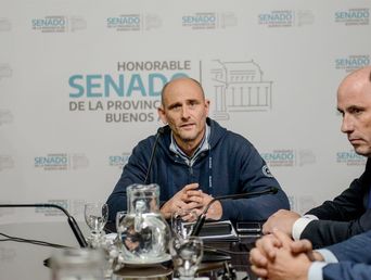 El senador Germán Lago, presidente de la comisón de Legislación General.&nbsp;