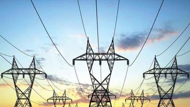 Sistema de energía eléctrica de alta tensión.