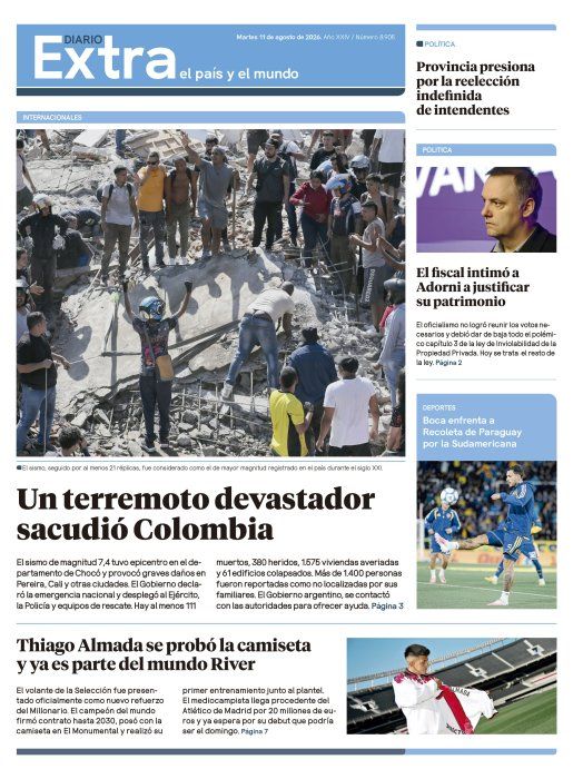 Edición impresa 11/08/2026